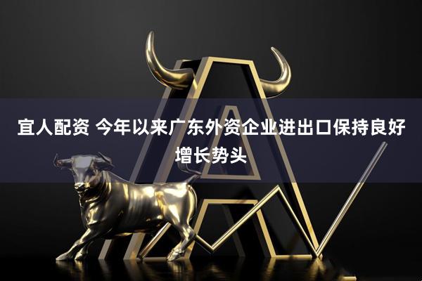 宜人配资 今年以来广东外资企业进出口保持良好增长势头
